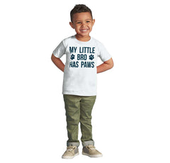 My Little Bro Has Paws Infant Toddler T Shirt-Direct To Garment Print-Brisco Baby