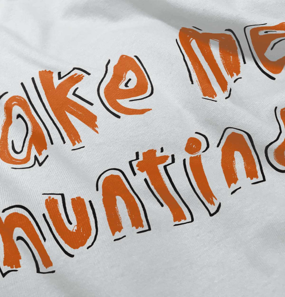 Take Me Hunting Daddy Romper Bodysuit-Direct To Garment Print-Brisco Baby