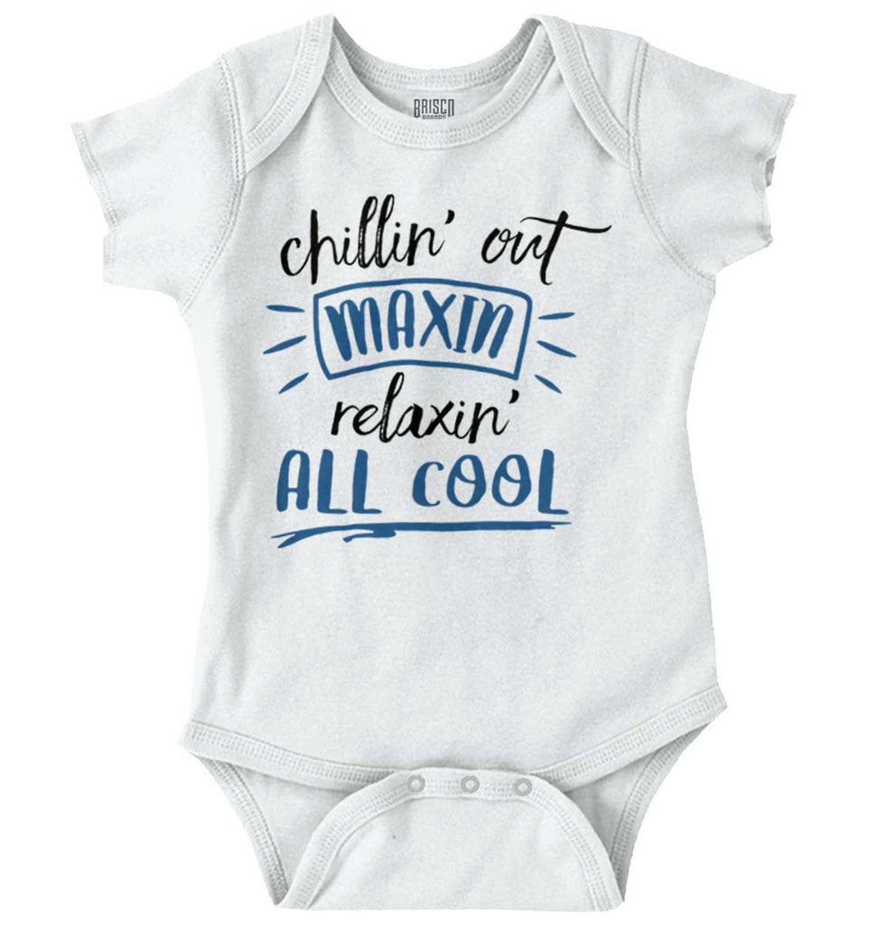 Chillin Out Romper Bodysuit-Direct To Garment Print-Brisco Baby