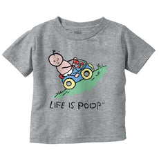 Uphill Baby Car Infant Toddler T Shirt-Direct To Garment Print-Brisco Baby