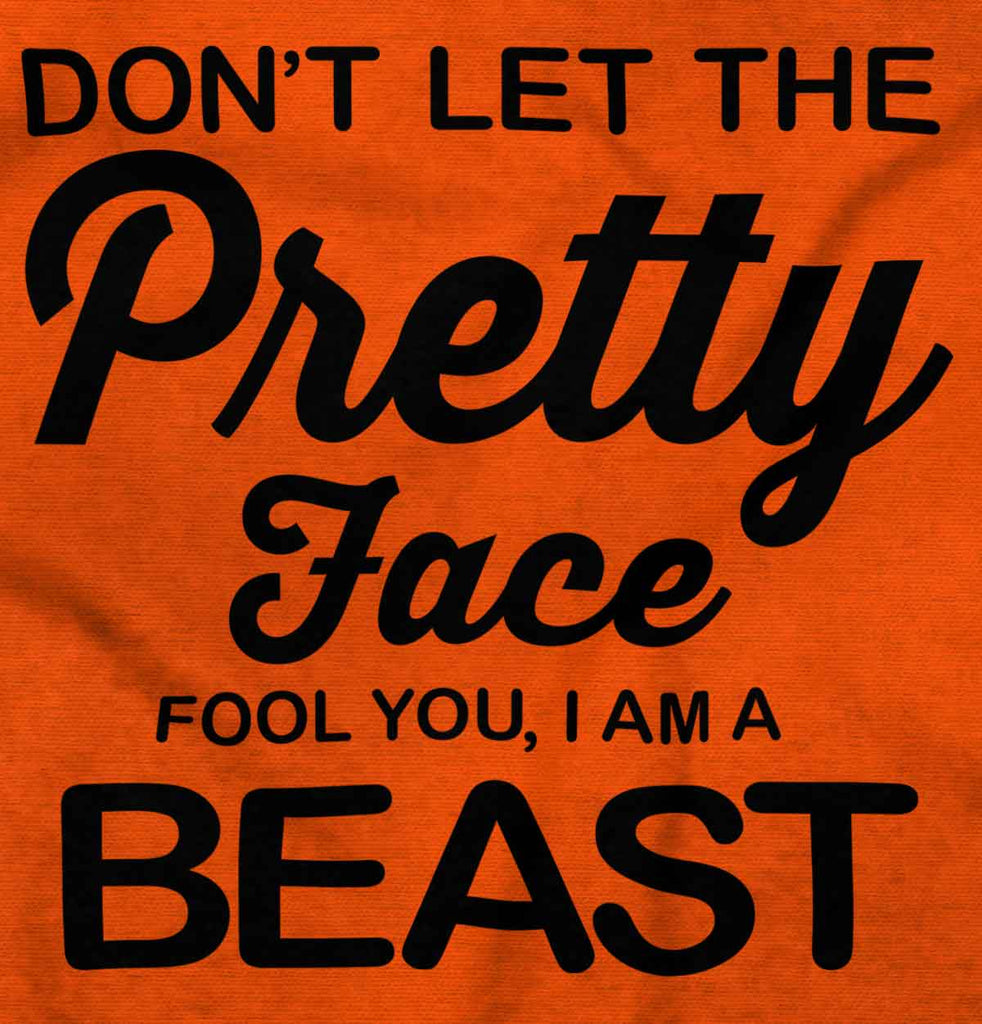 Pretty Face Infant Toddler T Shirt-Direct To Garment Print-Brisco Baby