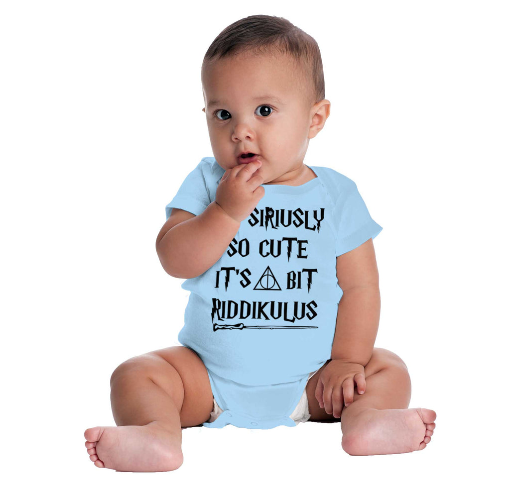 Seriusly Cute Romper Bodysuit-Direct To Garment Print-Brisco Baby