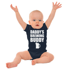 Brewing Buddy Romper Bodysuit-Direct To Garment Print-Brisco Baby