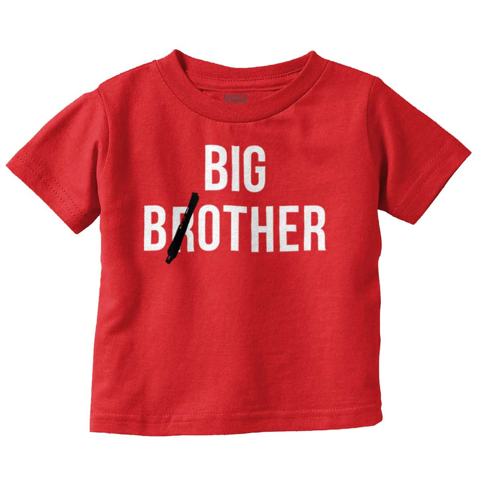 Big Bother Infant Toddler T Shirt-Direct To Garment Print-Brisco Baby