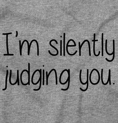 Silently Judging You Infant Toddler T Shirt-Direct To Garment Print-Brisco Baby