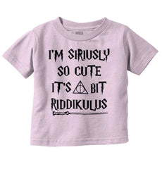 Seriusly Cute Infant Toddler T Shirt-Direct To Garment Print-Brisco Baby