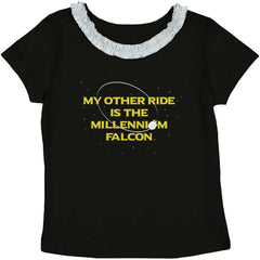 Other Ride Millennium Toddler Ruffled Trim T-Shirt-Direct To Garment Print-Brisco Baby