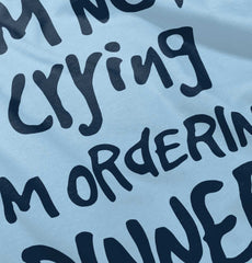 Ordering Dinner Romper Bodysuit-Direct To Garment Print-Brisco Baby