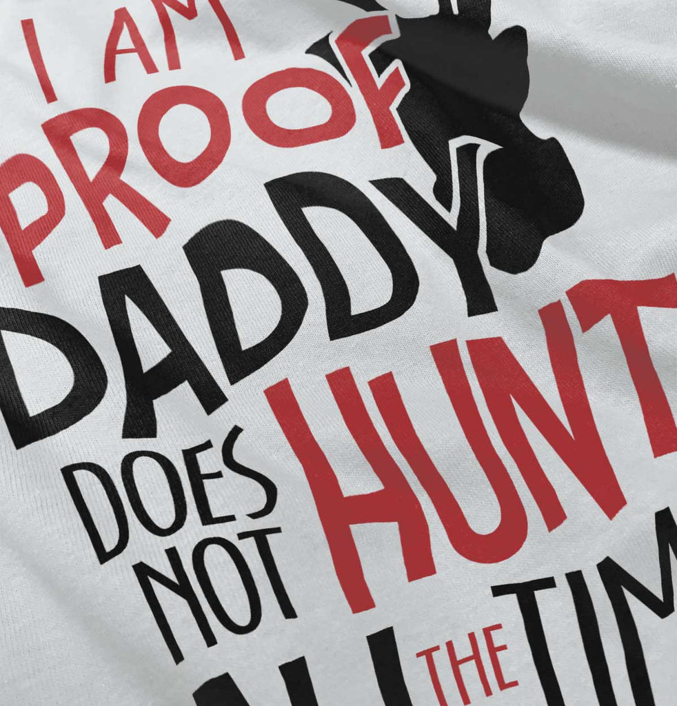 Hunting With Dad Romper Bodysuit-Direct To Garment Print-Brisco Baby