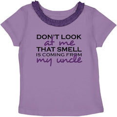 That Smell Toddler Ruffled Trim T-Shirt-Direct To Garment Print-Brisco Baby