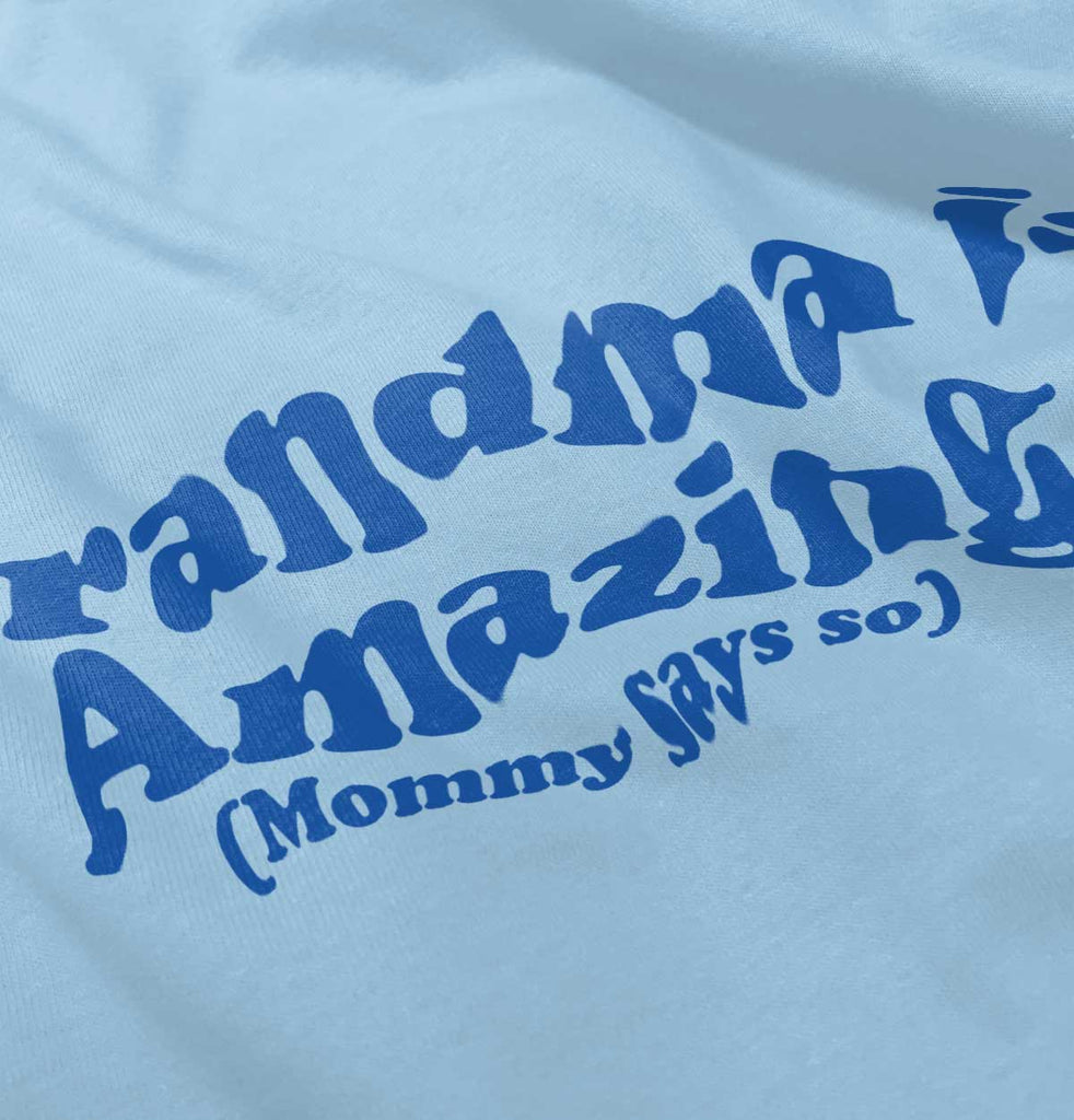 Grandma Amazing Infant Toddler T Shirt-Direct To Garment Print-Brisco Baby
