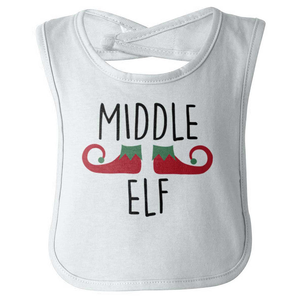 Middle Elf Infant Baby Bib-Direct To Garment Print-Brisco Baby