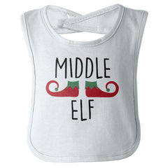 Middle Elf Infant Baby Bib-Direct To Garment Print-Brisco Baby