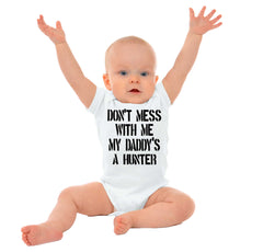 Daddy's A hunter Romper Bodysuit-Direct To Garment Print-Brisco Baby