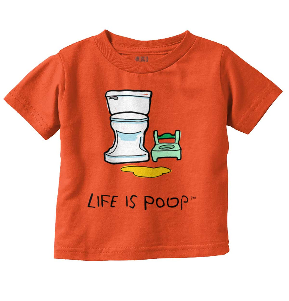 Potty Train Infant Toddler T Shirt-Direct To Garment Print-Brisco Baby