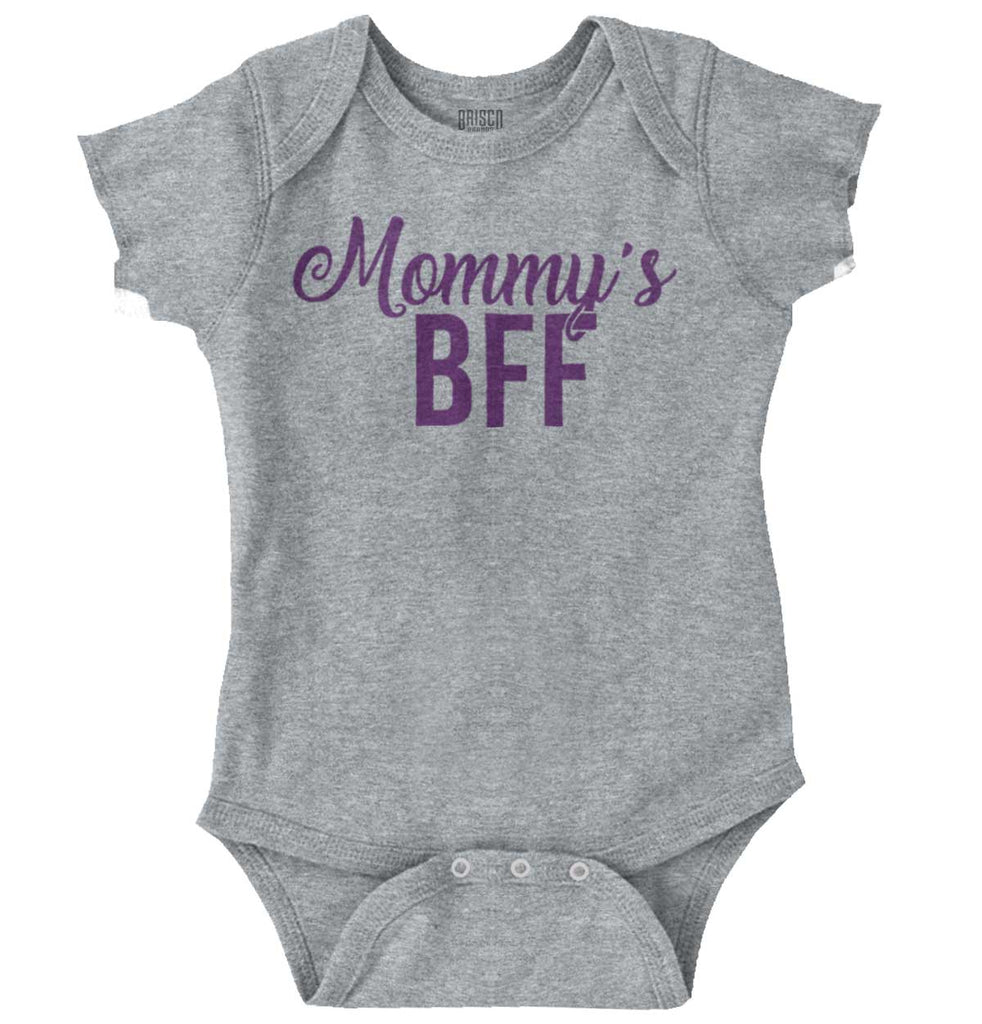 Mommy's BFF Romper Bodysuit-Direct To Garment Print-Brisco Baby