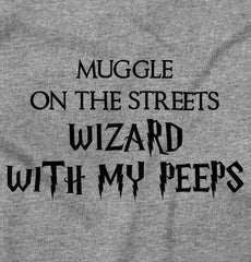 Wizard With My Peeps Romper Bodysuit-Direct To Garment Print-Brisco Baby