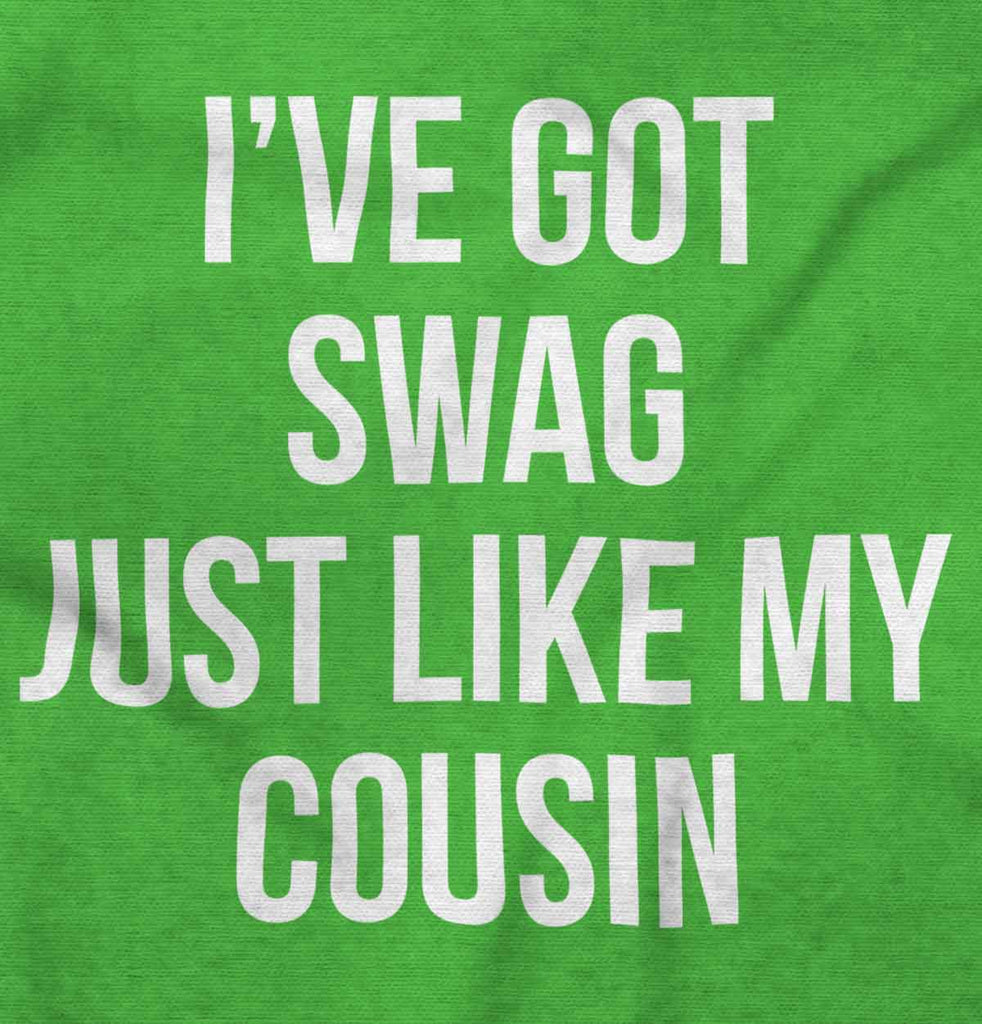 Swag Like Cousin Romper Bodysuit-Direct To Garment Print-Brisco Baby