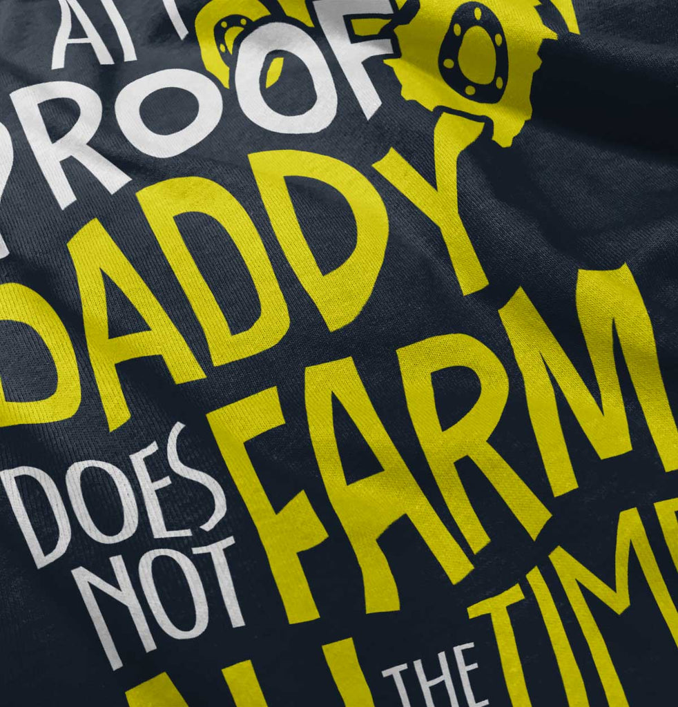 Farm All The Time Solid Baby Pajama Top-Direct To Garment Print-Brisco Baby