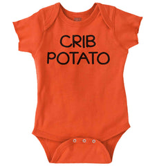 Crib Potato Romper Bodysuit-Direct To Garment Print-Brisco Baby