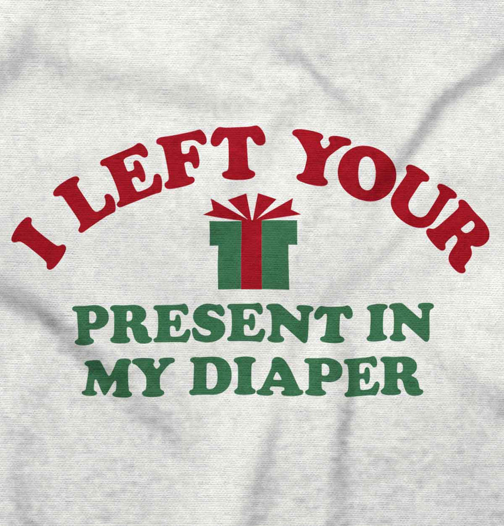 Present My Diaper Infant Baby Bib-Direct To Garment Print-Brisco Baby