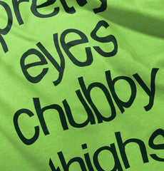 Chubby Thighs Infant Toddler T Shirt-Direct To Garment Print-Brisco Baby