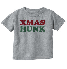 Xmas Hunk Infant Toddler T Shirt-Direct To Garment Print-Brisco Baby