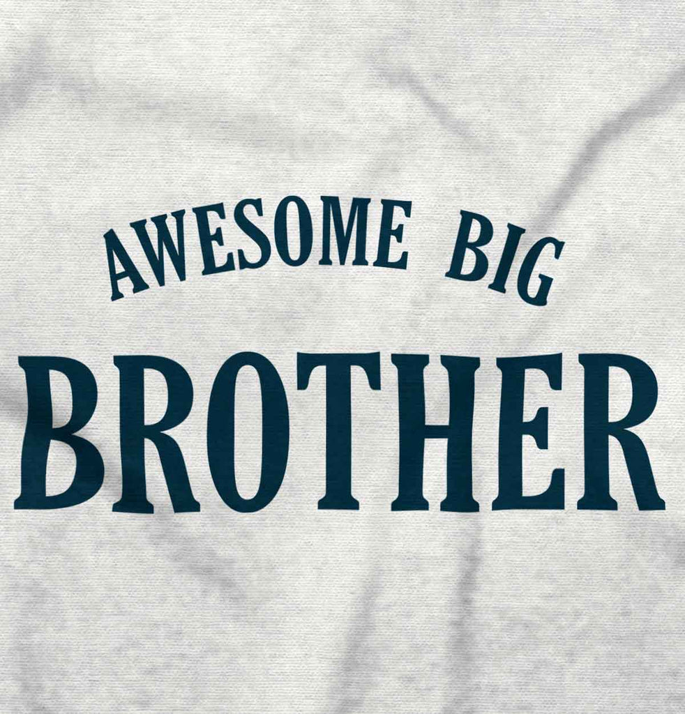 Awesome Big Brother Infant Baby Bib-Direct To Garment Print-Brisco Baby