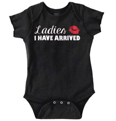 I Have Arrived Romper Bodysuit-Direct To Garment Print-Brisco Baby