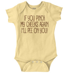 I'll Pee on You Romper Bodysuit-Direct To Garment Print-Brisco Baby