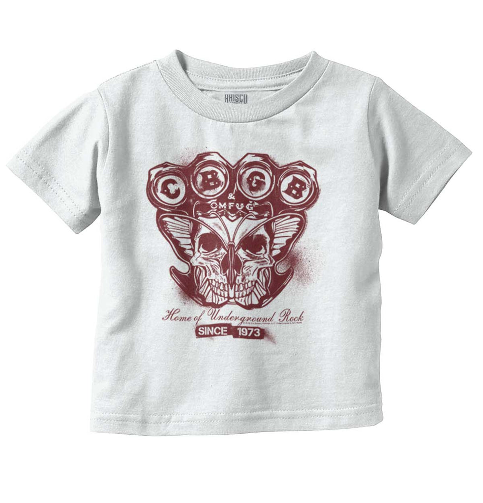 CBGB OMFUG Infant Toddler T Shirt-Direct To Garment Print-Brisco Baby