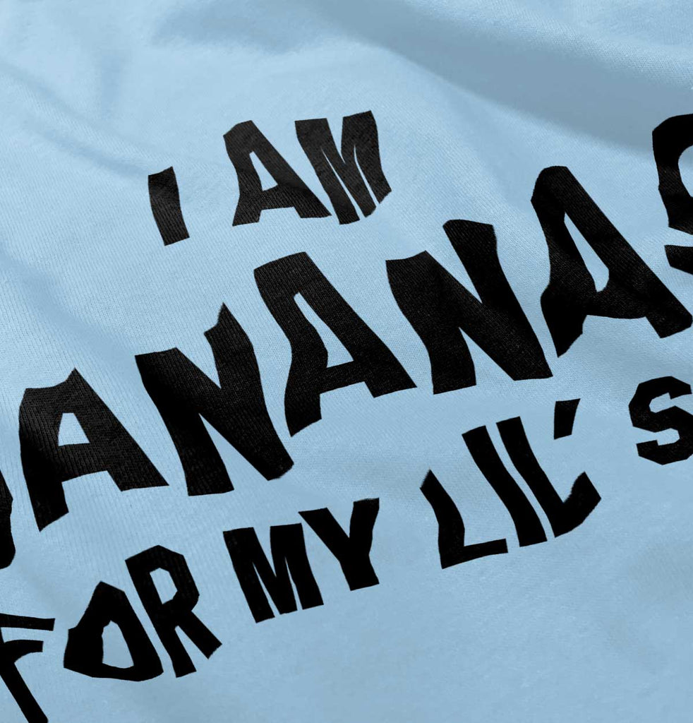 Bananas For Lil Sis Romper Bodysuit-Direct To Garment Print-Brisco Baby