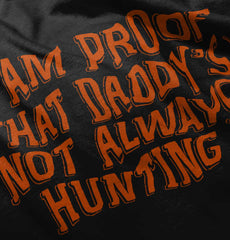 Not Always Hunting Romper Bodysuit-Direct To Garment Print-Brisco Baby