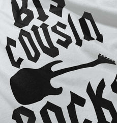 Big Cousin Rocks Infant Baby Bib-Direct To Garment Print-Brisco Baby
