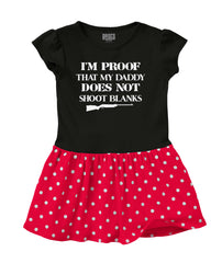 Shoot Blanks Baby Polka Dot Skirt Dress-Direct To Garment Print-Brisco Baby
