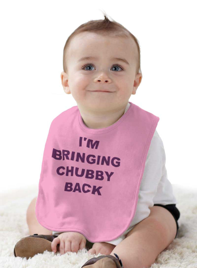 Chubby Back Infant Baby Bib-Direct To Garment Print-Brisco Baby