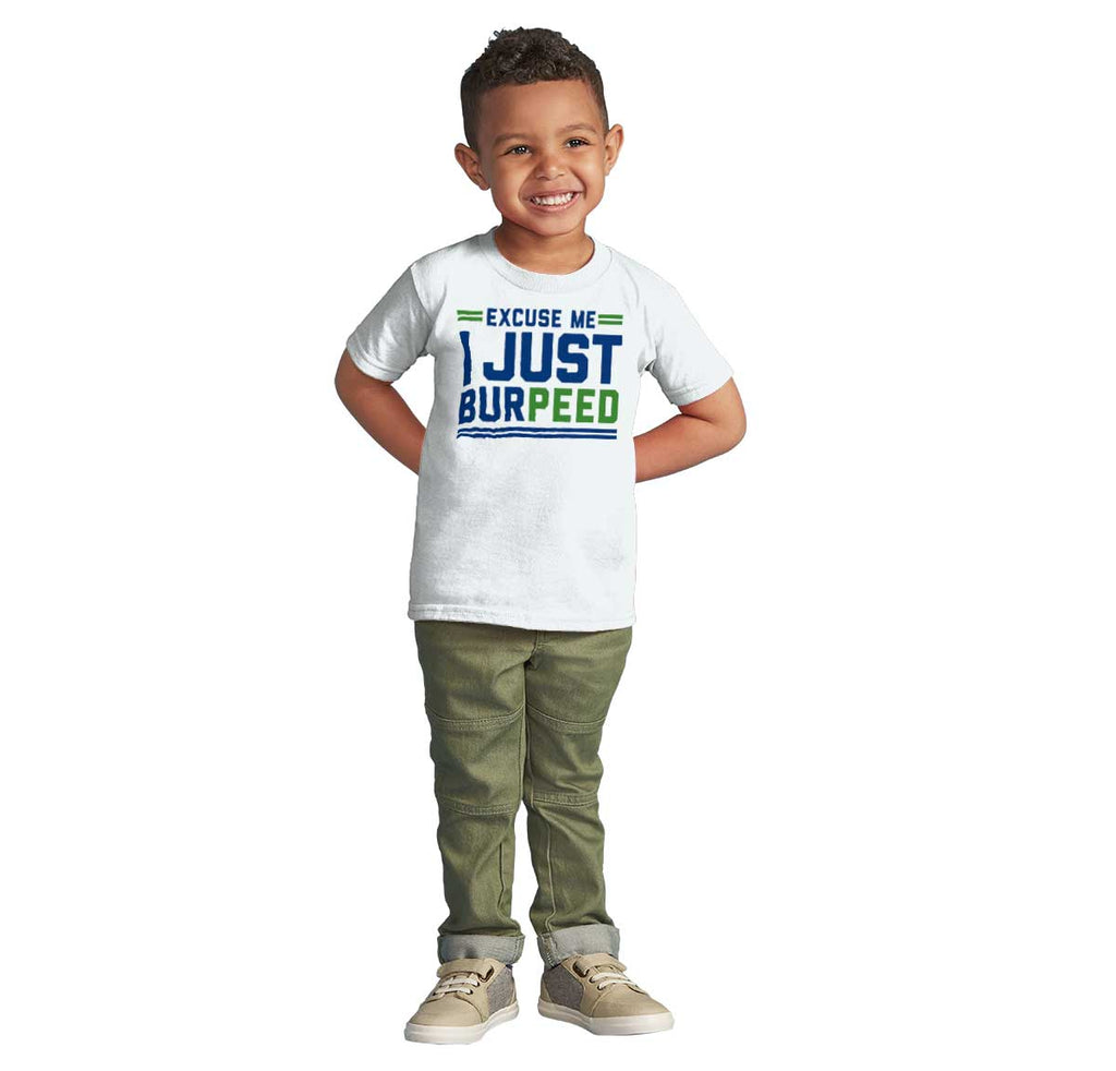 Just Burpeed Infant Toddler T Shirt-Direct To Garment Print-Brisco Baby