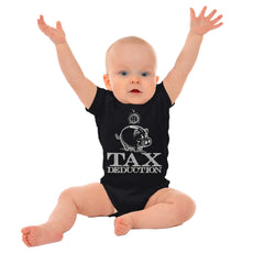 Cutest Tax Deduction Romper Bodysuit-Direct To Garment Print-Brisco Baby