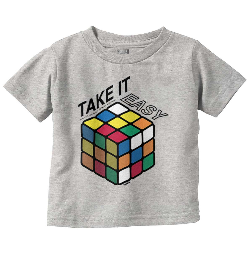 Easy Rubik's Cube Infant Toddler T Shirt-Direct To Garment Print-Brisco Baby