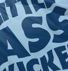 Little Ass Kicker Romper Bodysuit-Direct To Garment Print-Brisco Baby