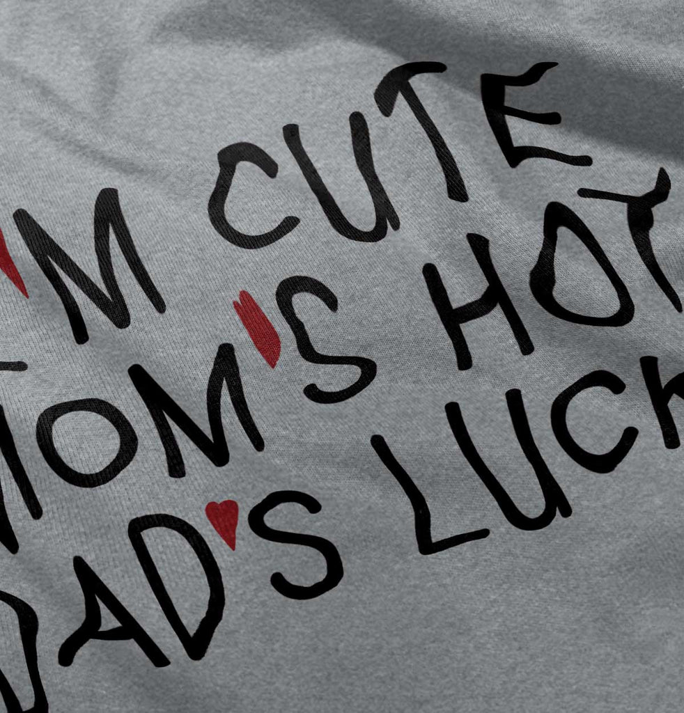 Dads Lucky Infant Toddler T Shirt-Direct To Garment Print-Brisco Baby