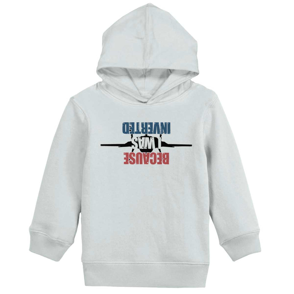 I'm Inverted Toddler Pullover Hoodie-Direct To Garment Print-Brisco Baby