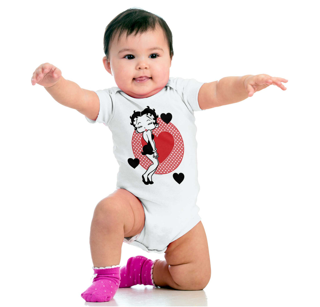 Betty Boop Romper Bodysuit-Direct To Garment Print-Brisco Baby