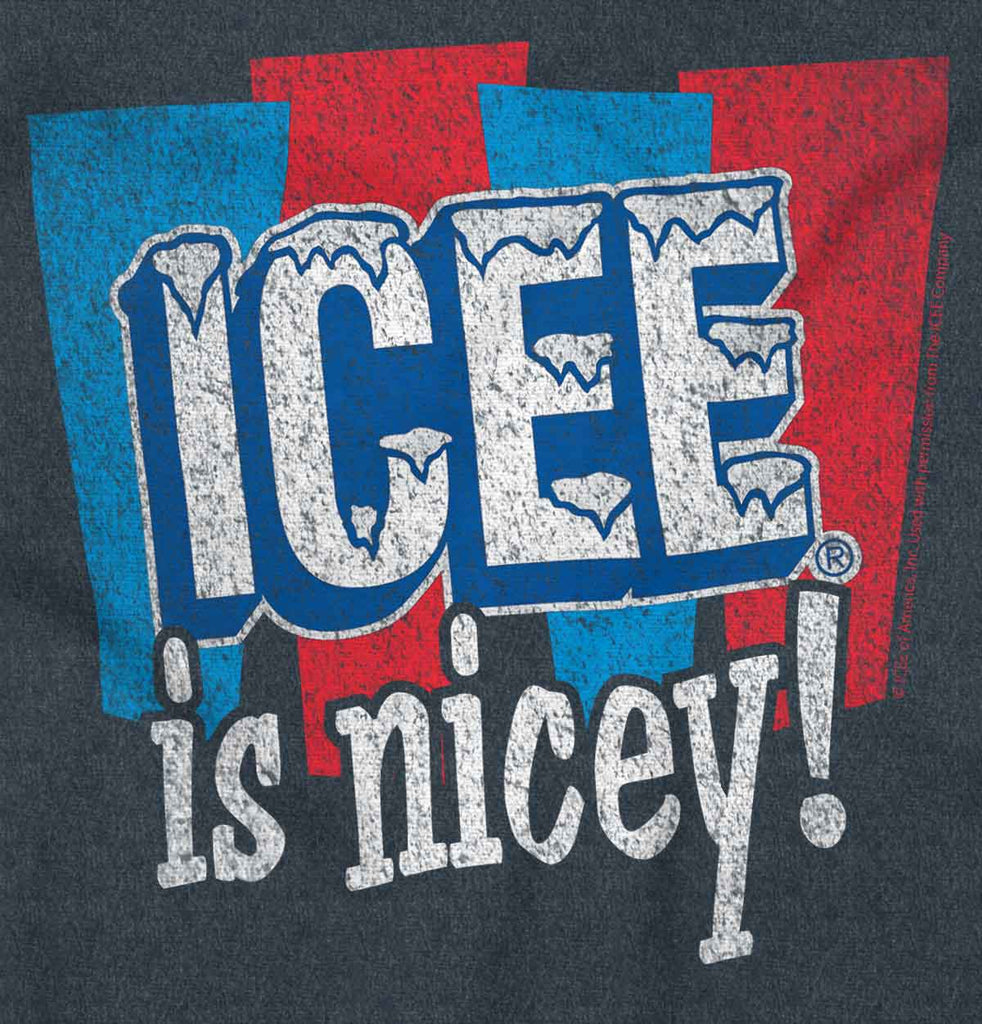 Icee Is Nicey Toddler Football Jersey Tee-Direct To Garment Print-Brisco Baby