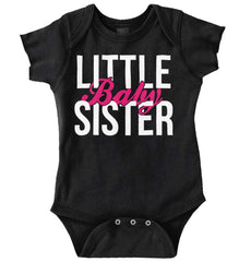 Little Baby Sister Romper Bodysuit-Direct To Garment Print-Brisco Baby