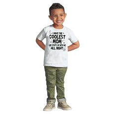 Coolest Mom Infant Toddler T Shirt-Direct To Garment Print-Brisco Baby