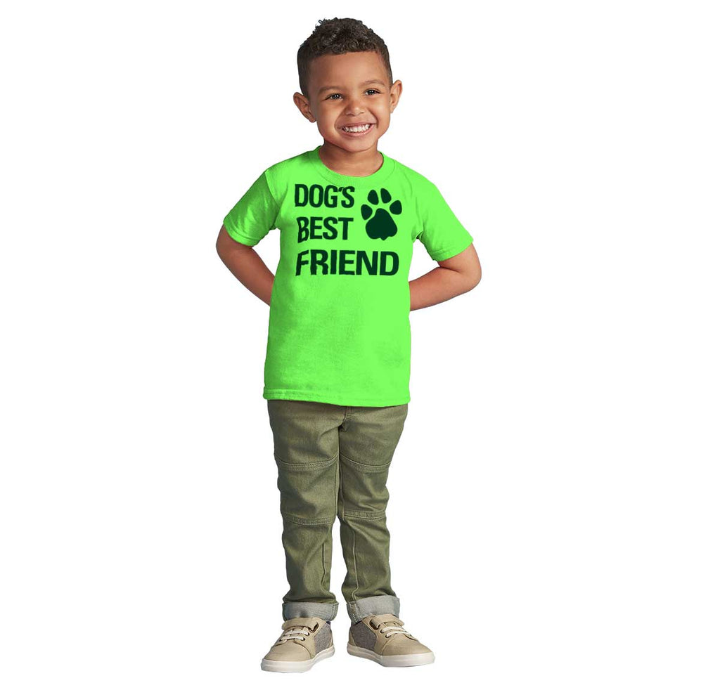 Dog's Best Friend Infant Toddler T Shirt-Direct To Garment Print-Brisco Baby
