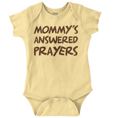 Mommy's Answered Prayer Romper Bodysuit-Direct To Garment Print-Brisco Baby