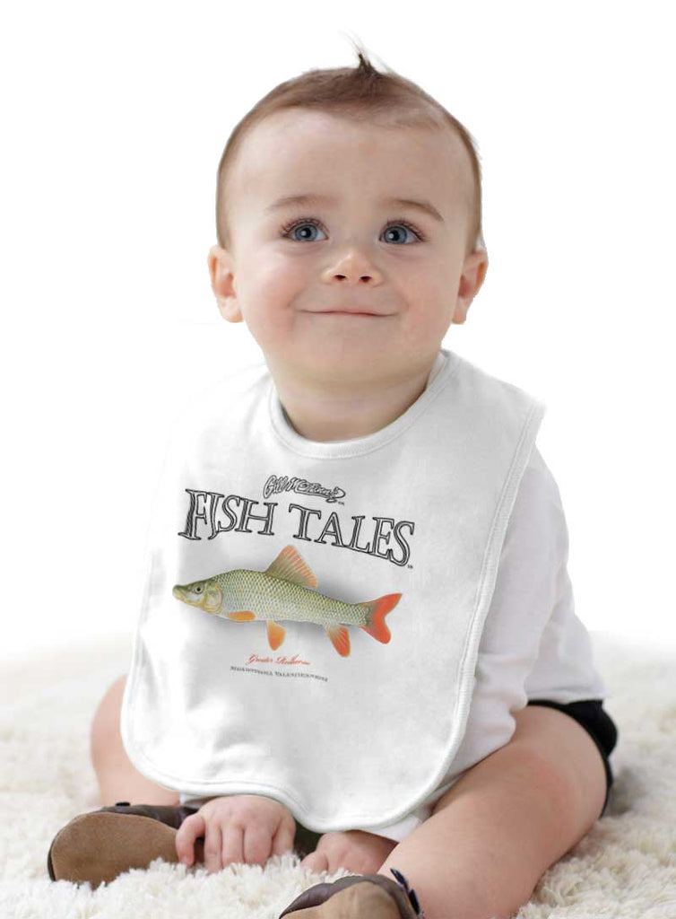 Greater Redhorse Infant Baby Bib-Direct To Garment Print-Brisco Baby
