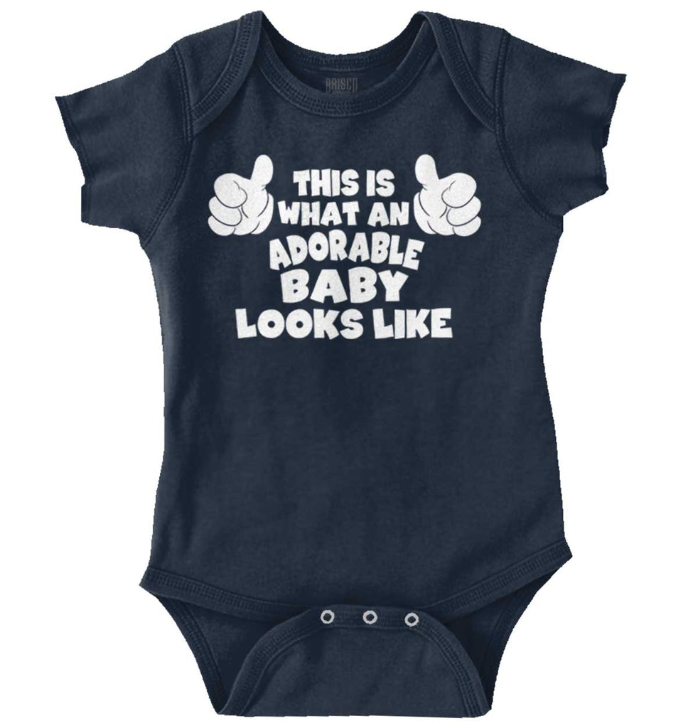 Adorable Looks Like Romper Bodysuit-Direct To Garment Print-Brisco Baby